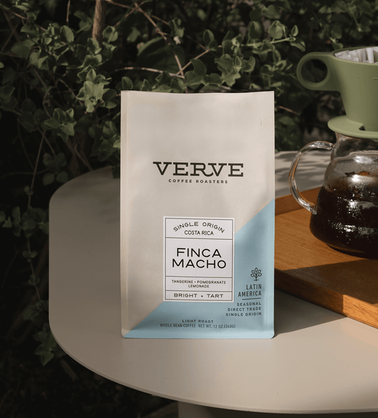 Verve Coffee Roasters - Finca Macho - Hover - Single Origin - Costa Rica - Tasting Notes: Tangerine, Pomegranate, Lemonade - Bright + Tart - Latin America - Seasonal - Direct Trade