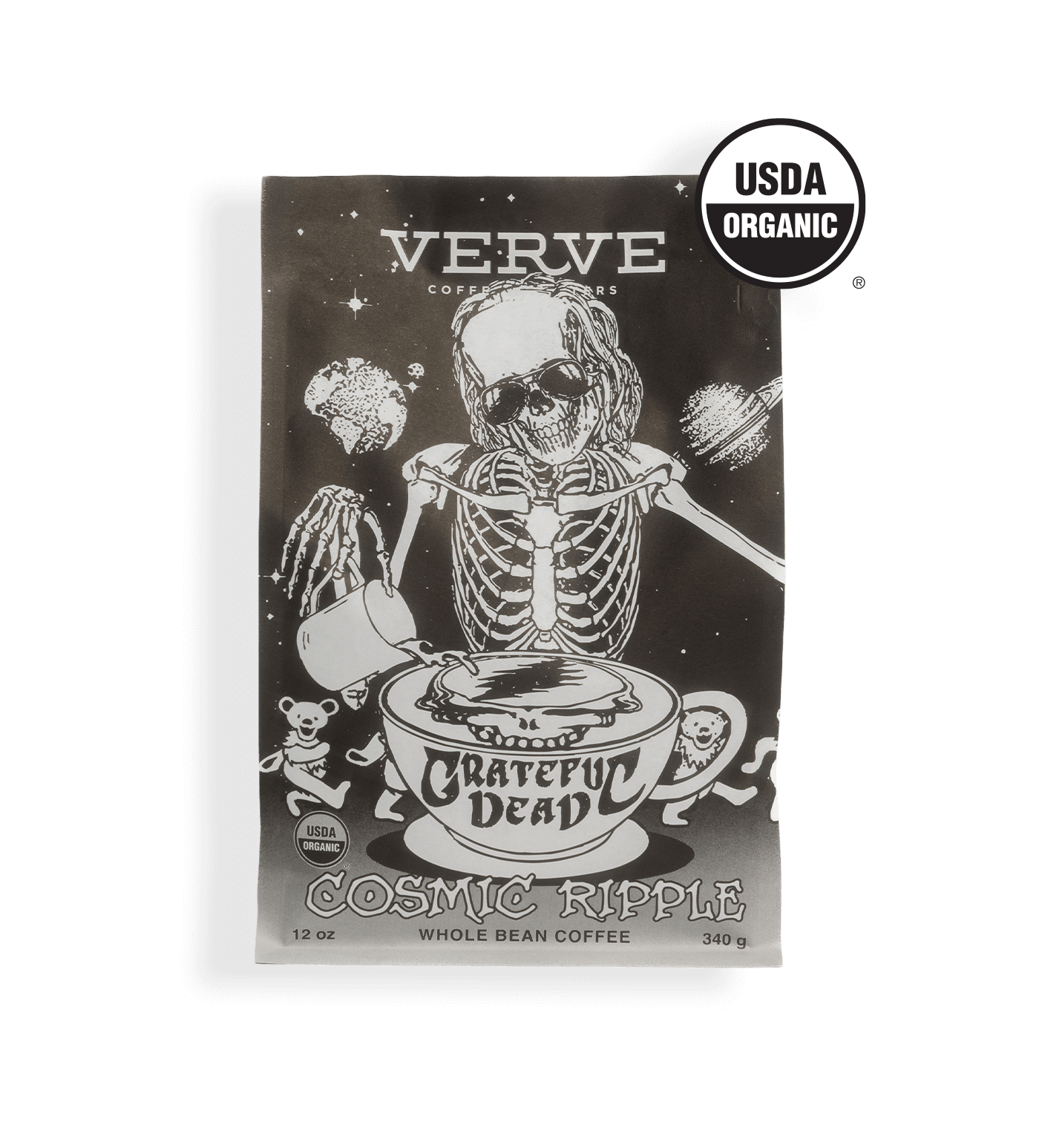 Verve Coffee Roasters - Grateful Dead - Cosmic Ripple - 12oz - USA Organic - Whole Bean Coffee