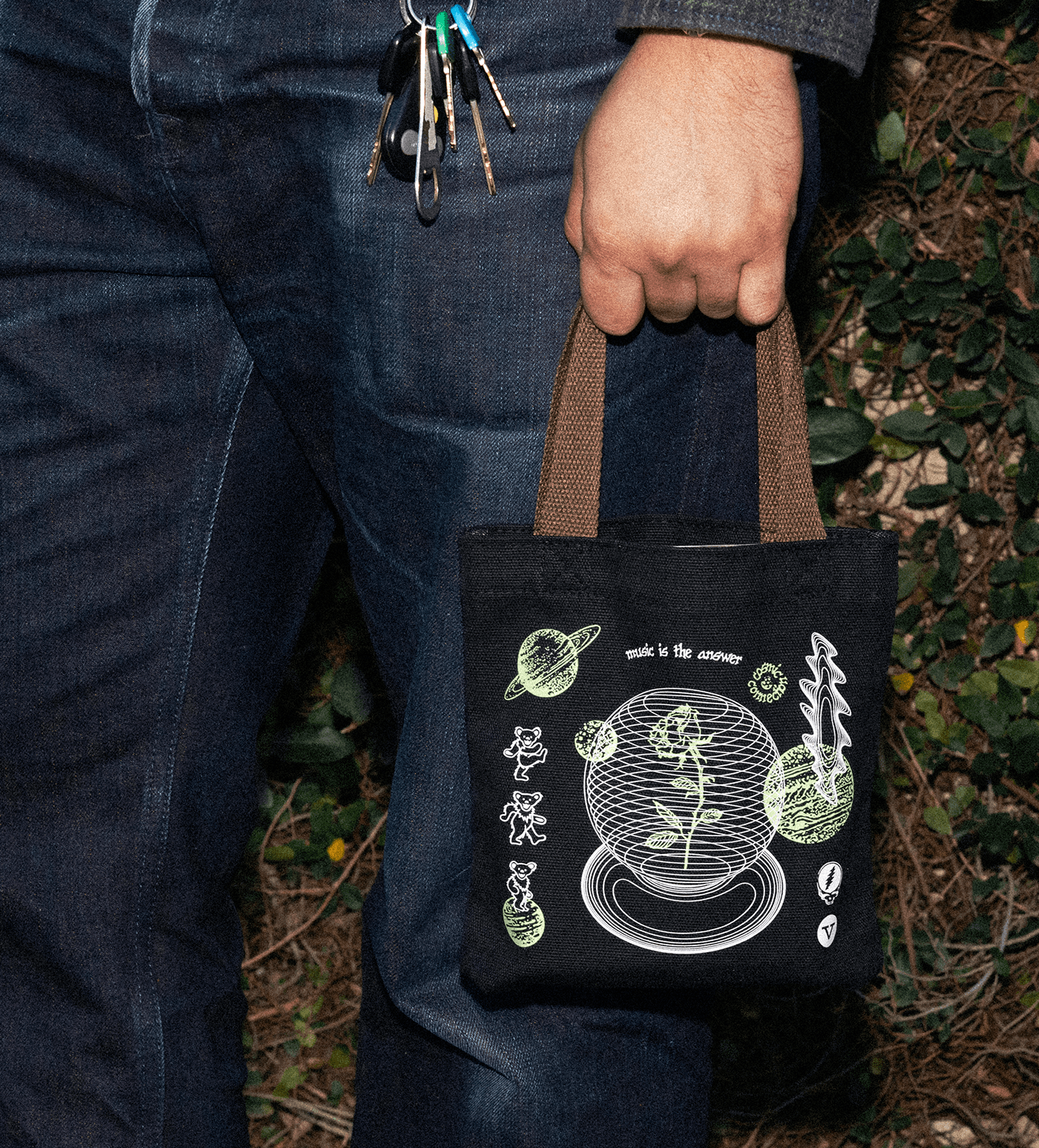 Verve Coffee Roasters - Grateful Dead - Music Is The Answer Mini Tote
