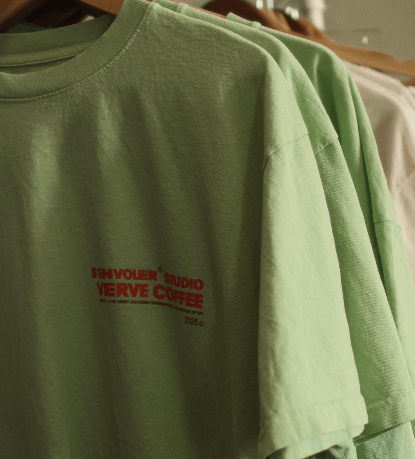 Verve Coffee Roasters - S'Envoler Shirt -  S'envoler Studio - Verve Coffee - Verve - N. The Spirit and Energy Surrounding the Creation of Art - 2026
