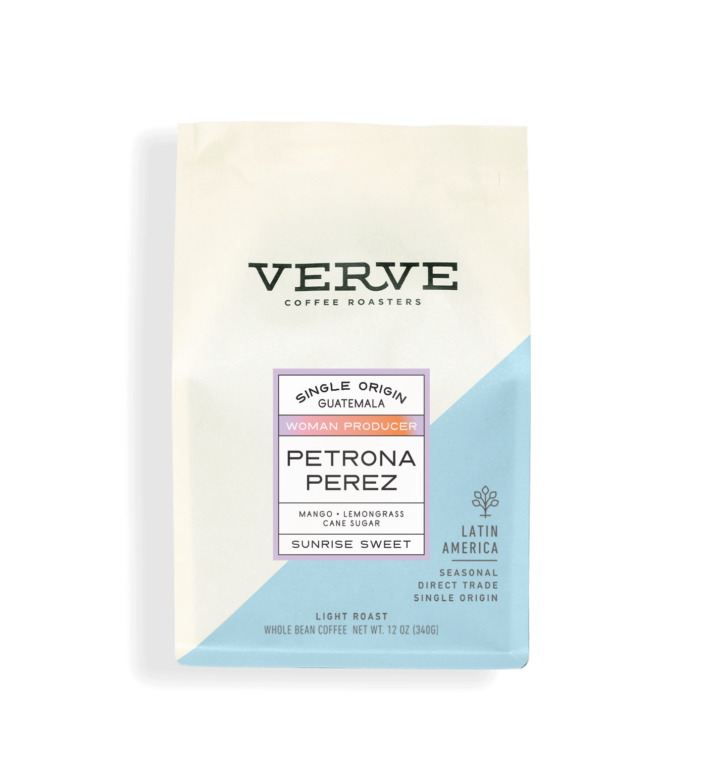 Verve Coffee Roasters - Petrona Perez - Single Origin - Honduras - Woman Producer - Tasting Notes: Mango, Lemongrass, Cane Sugar  Sunrise Sweet - Latin America - Seasonal - Direct Trade - Light Roast