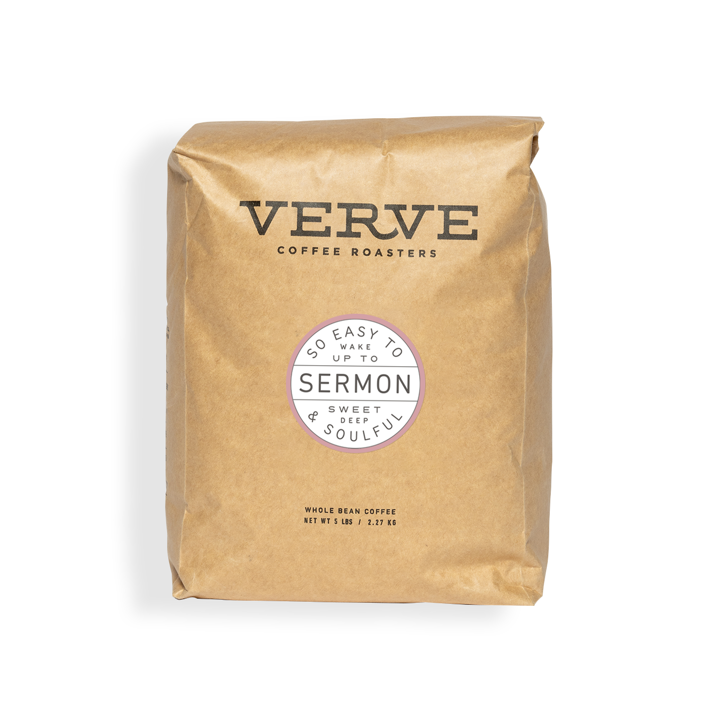 Verve Coffee Roasters - Sermon - 5lb - So Easy To Wake Up To - Sweet, Deep, & Soulful - Whole Bean Coffee - 5 lbs / 2.27 kg